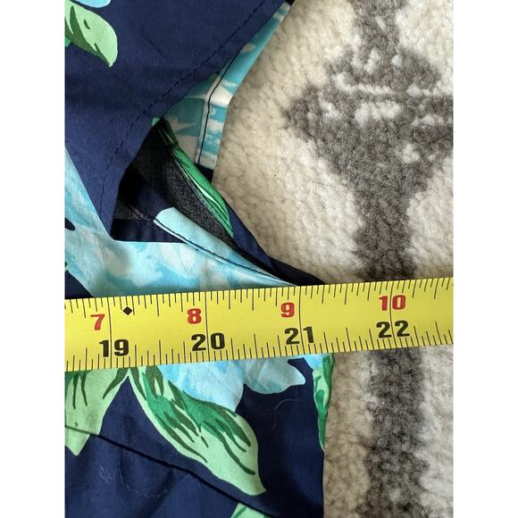 TALBOTS Stunning Floral Poplin 2 Piece Bateau Blouse Midi Skirt Set Large/14 - Picture 9 of 16